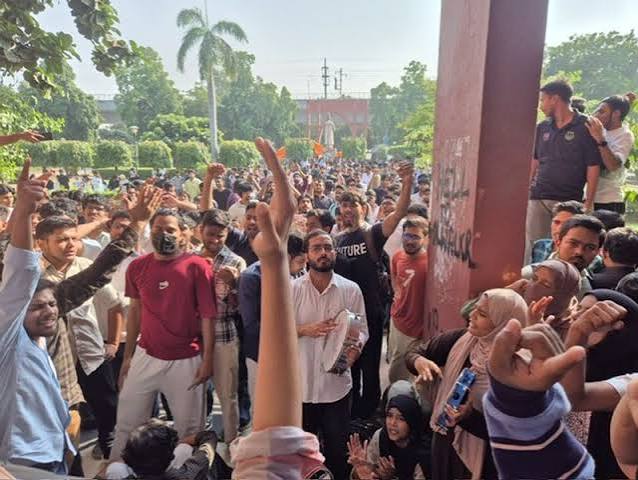 Jamia Millia Islamia campus protest